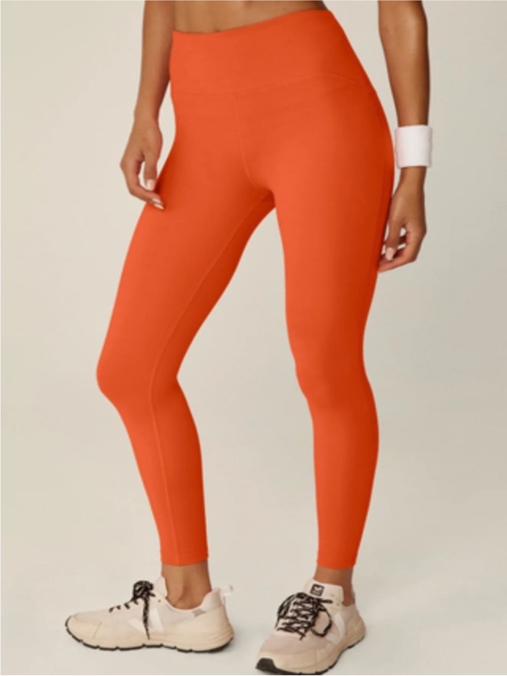 Beyond Yoga High-Rise Midi POWERBEYOND Leggings - Orange